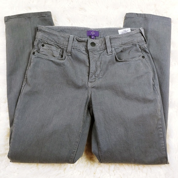NYJD gray slim jeans - Picture 4 of 7